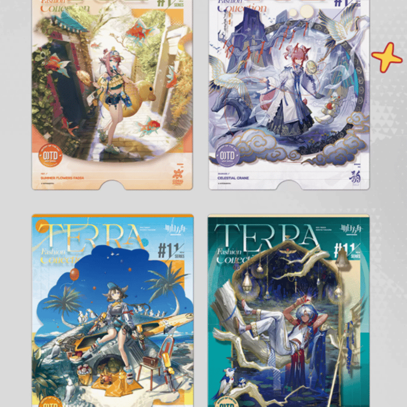 在庫品】アークナイツ「夜光与花火」風尚速遞11.0クリアカード＆テラ