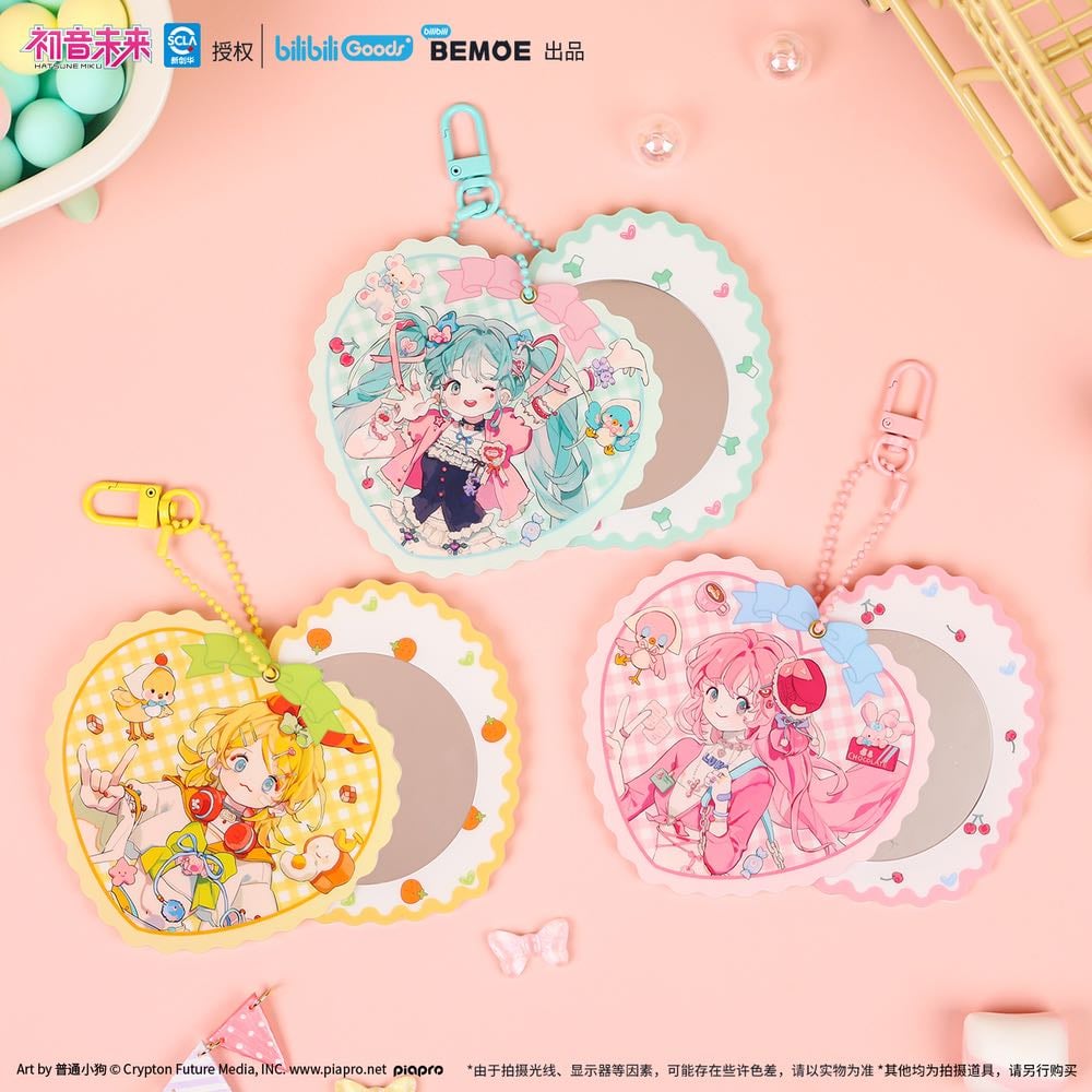 Espelho com Pingente Hatsune Miku Super Sugar Sticky Girl (BEMOE, Bilibili Goods)