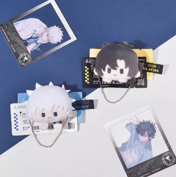 時光代理人 英都篇シリーズ ぬいぐるみ缶バッジ＆チェキ セット | Nekotani