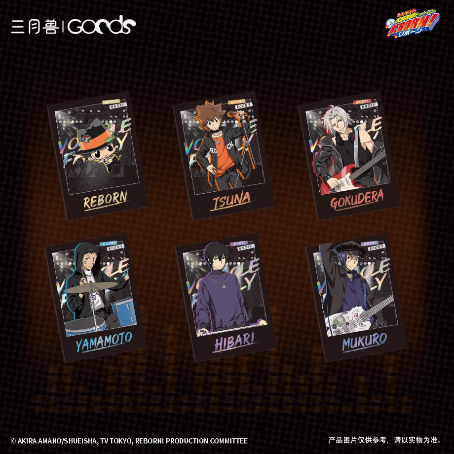 家庭教師ヒットマンREBORN! キャラクターカード 6枚セット 家庭教師ヒットマンREBORN!「ROCK!ROCK!シリーズ」チェキ風カードBOX(6