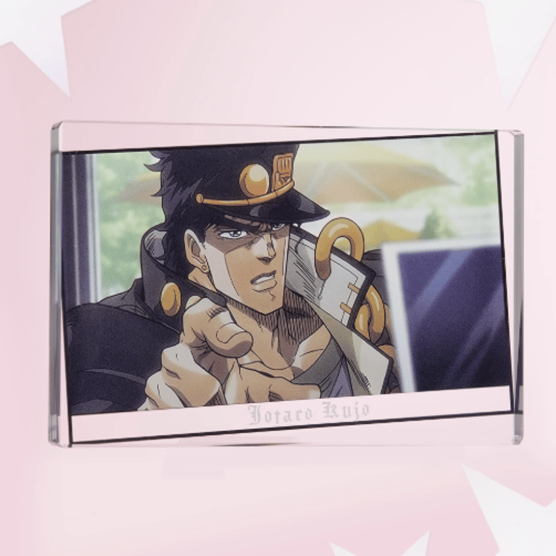 ジョジョ展　アクリルブロック 7月事後発売】アニメ『ジョジョの奇妙な冒険』アクリルブロック