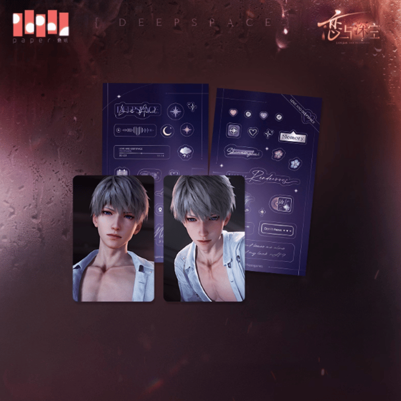 恋と深空公式　奔涌至昨夜尽头シリーズ　缶バッジ 恋と深空「奔湧至昨夜盡頭シリーズ」カードセット | Nekotani