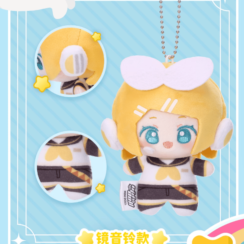 初音ミク × MINIDOLL「WOW娃偶樂園」豆丁ぬいぐるみチャーム