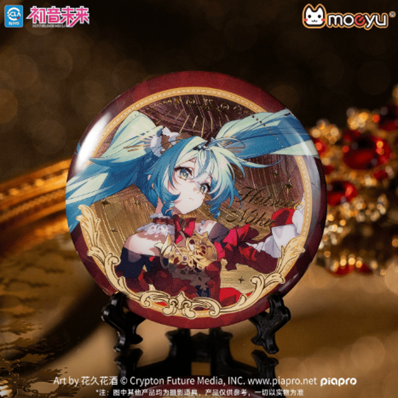 初音ミク × moeyu「次元大發現·巴洛克序曲」65mm缶バッジ | Nekotani