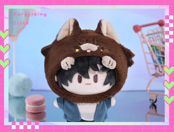 時光代理人「SurprisingClickシリーズ」ペンライト＆ぬいぐるみ 飾り