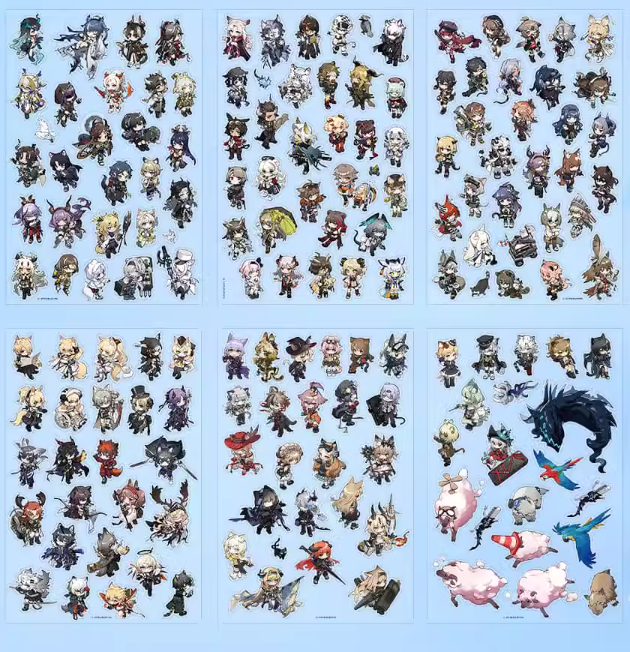 アークナイツ　タペストリー、記念写真シリーズセット Amazon.co.jp: アークナイツ2周年記念イラスト B2タペストリー