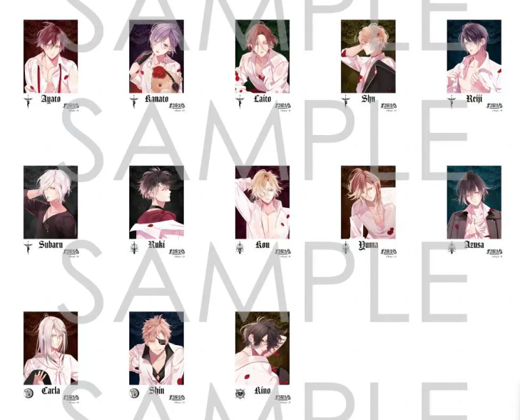 DIABOLIK LOVERS CL 限定版 未使用シュリンク付 中国語表記 DIABOLIKLOVERS 中国限定 ポラロイド ランダム | Nekotani