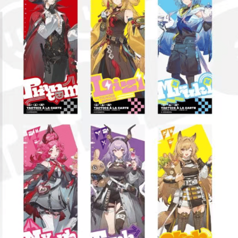 アークナイツ　四季を通じて　キャラマグネット　１２種　コンプリート アークナイツ×HAPPY ZOO「集成派對」チケット | Nekotani
