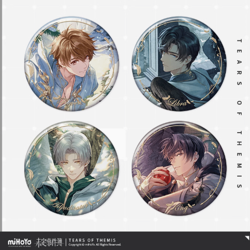 未定事件簿「靈犀之翼」缶バッジ | Nekotani