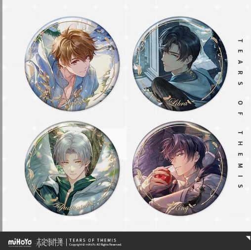 未定事件簿「靈犀之翼」缶バッジ | Nekotani