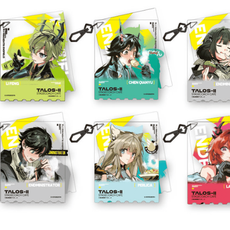 アークナイツ：エンドフィールド×PrismLand アクリルキーホルダー