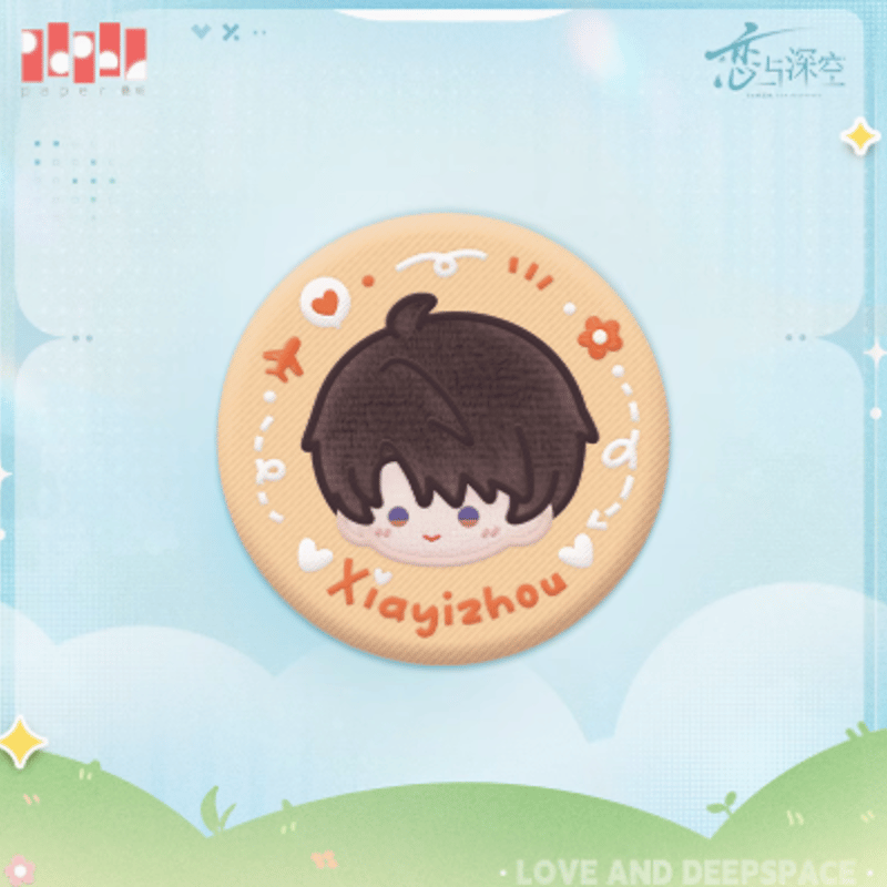 恋と深空「心語輕訴シリーズ」刺繍缶バッジ | Nekotani