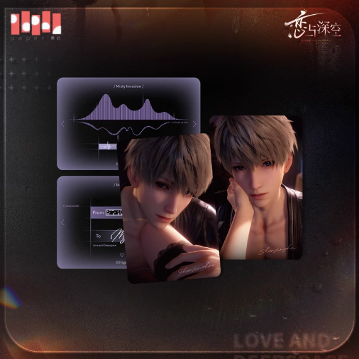 恋と深空 シン 半透明侵佔シリーズ ４点セット 在庫品】恋と深空「半透明侵佔シリーズ」カードセット | Nekotani