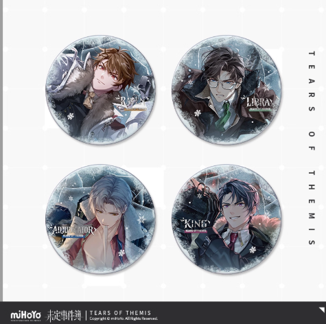 未定事件簿「冰原上的審判」缶バッジ | Nekotani