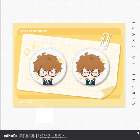 未定事件簿「予愛未名」缶バッジセット | Nekotani