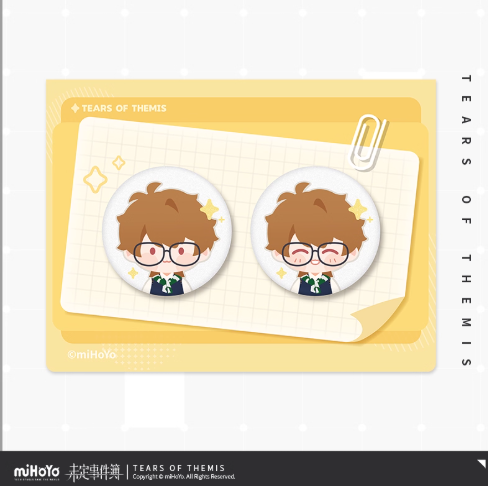 未定事件簿「予愛未名」缶バッジセット | Nekotani