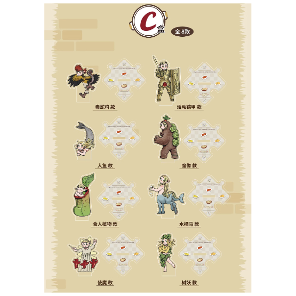 ダンジョン飯 中国限定 ミニアクリルスタンドBOX | Nekotani