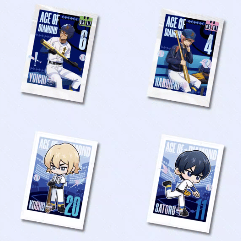ダイヤのA actⅡ「STAND BY」チェキ風カード 全種セット（全12種入り