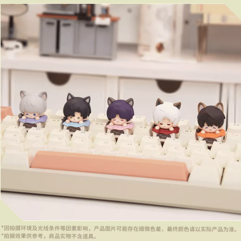 恋と深空「貓貓求帶走」キーキャップ | Nekotani