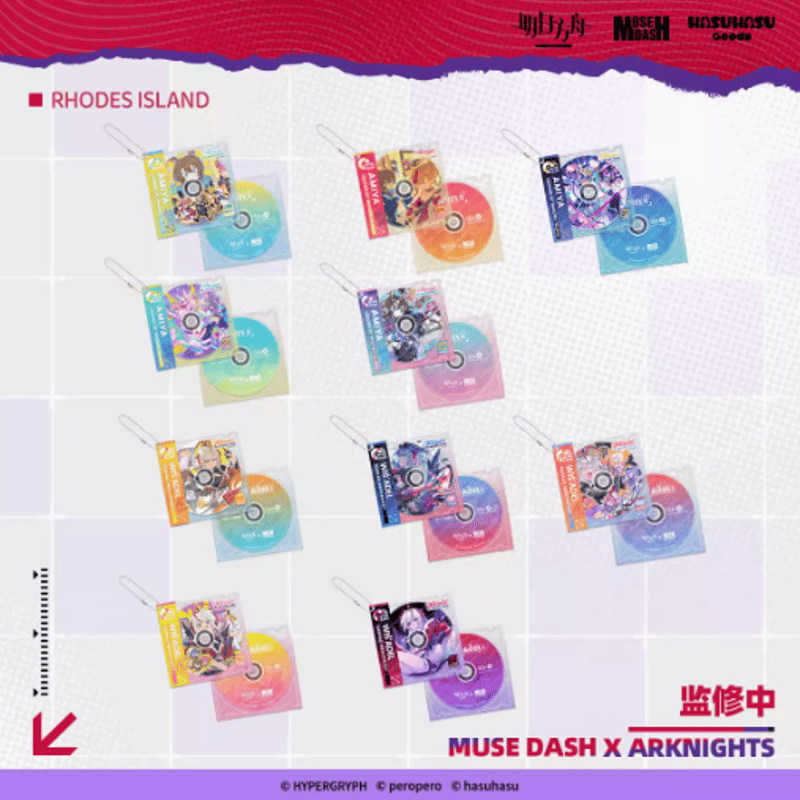 アークナイツ × Muse Dash アクリルキーホルダー BOX(10種類) | Nekotani