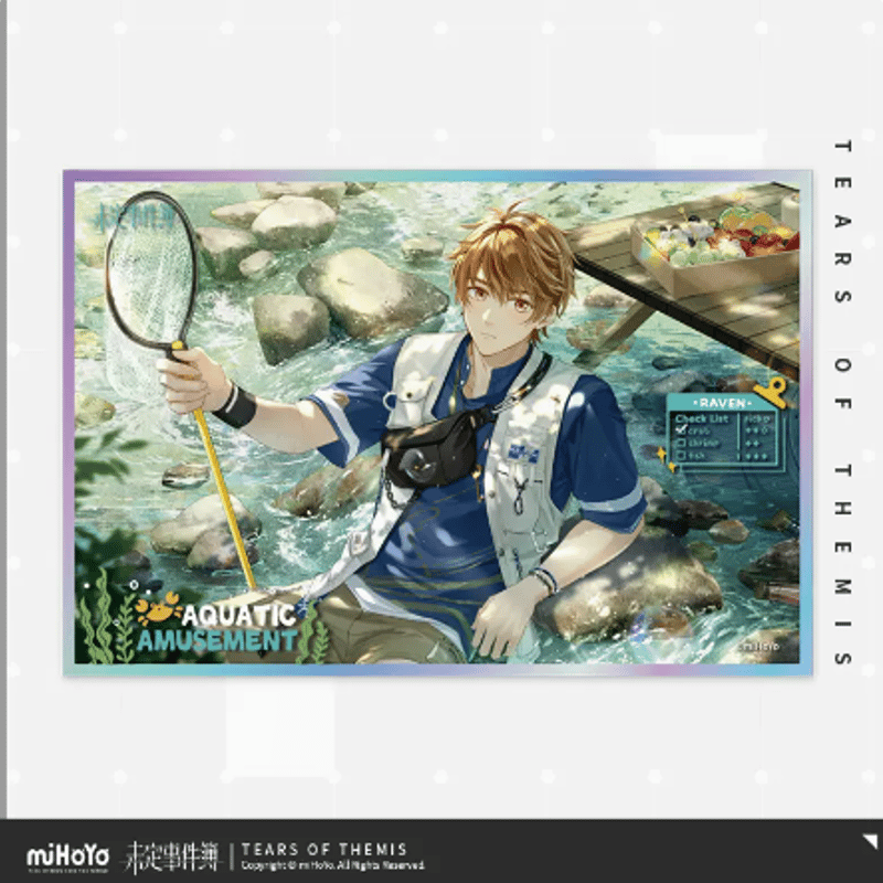 未定事件簿 蟹邀覓趣シリーズ 水無瀬夏彦 アクリル色紙 | Nekotani