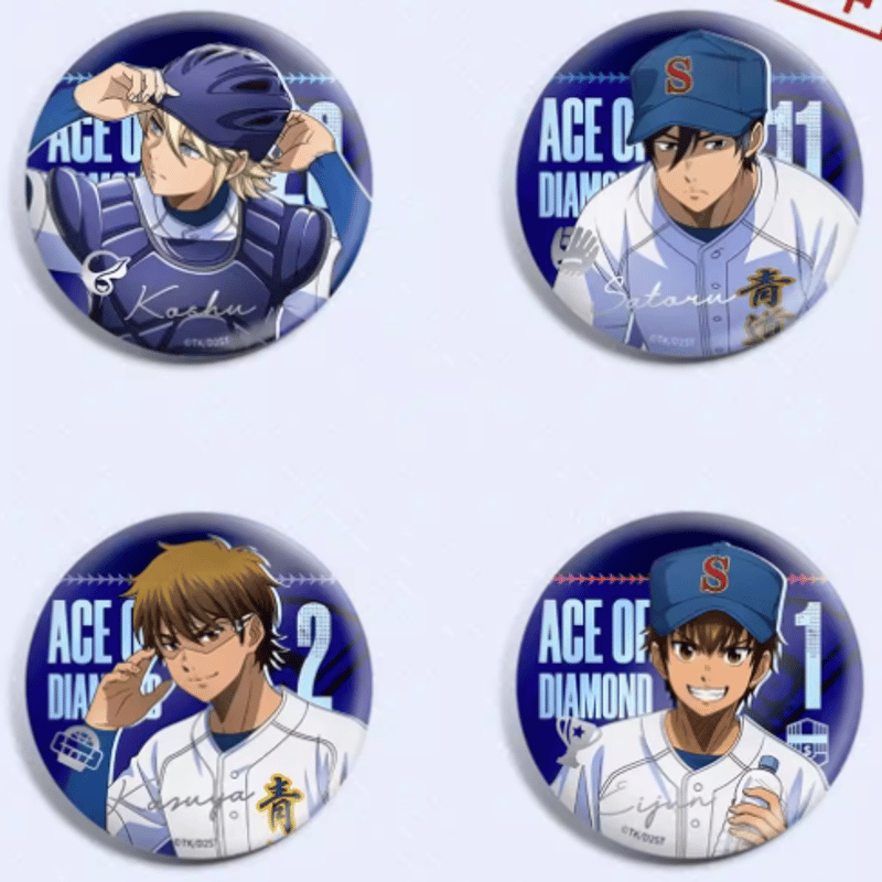 ダイヤのA actⅡ「STAND BY」缶バッジ 全種セット（全12種入り