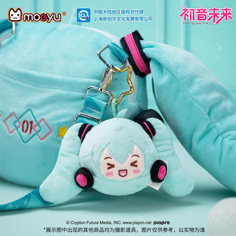 在庫品】初音ミク × moeyu「眯眯眼シリーズ」ぬいぐるみチャーム