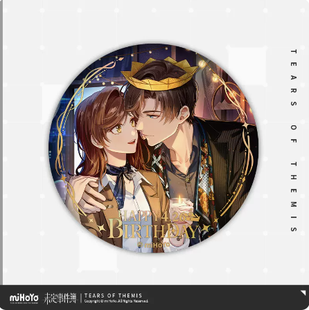 未定事件簿 左京静真 二人 缶バッジ 発送予定：11月～12月 | Nekotani