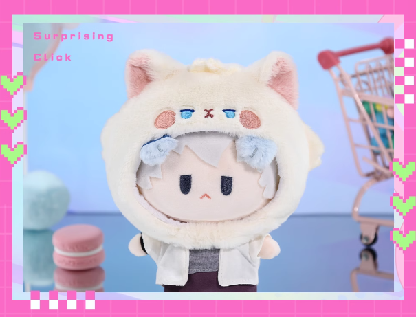 時光代理人「SurprisingClickシリーズ」ペンライト＆ぬいぐるみ 飾り