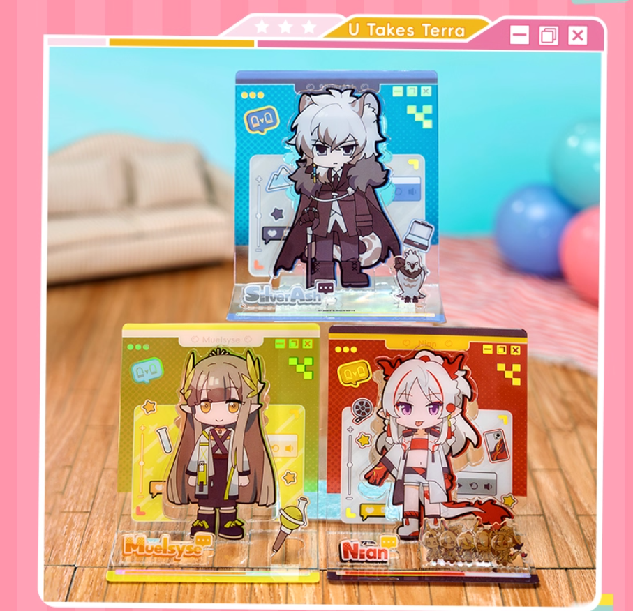 GOODSFUN】アークナイツ：テラライブ 立体カード＆クリアカード