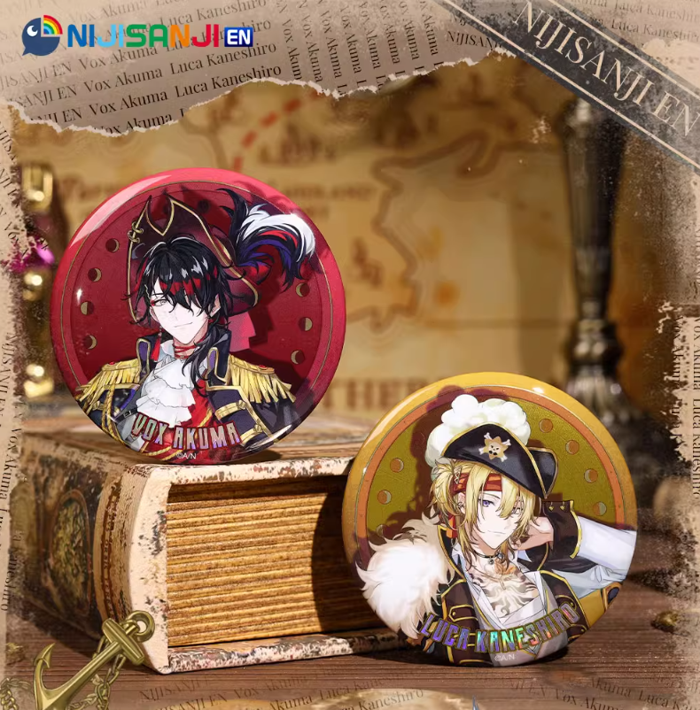NIJISANJI EN「航海家シリーズ」缶バッジ | Nekotani