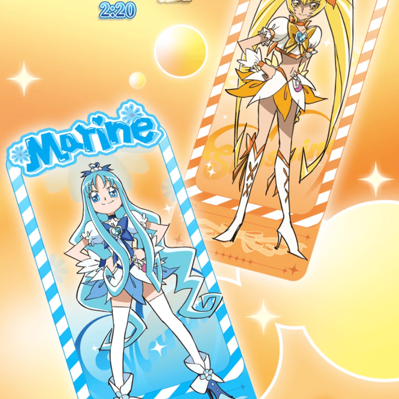 ハートキャッチプリキュア!「霓彩シリーズ」PVCしおり ボックス