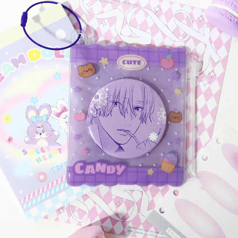 气球暖暖星」candy 缶バッジ/カードケース | Nekotani