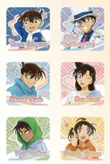 名探偵コナン x IPSTAR コラボカフェ 方形バッジ | Nekotani