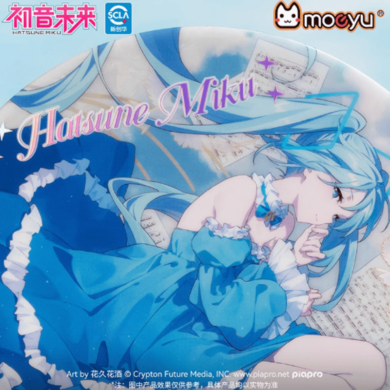 初音ミク 缶バッジ 中国 moeyu 酣然梦景シリーズ 初音ミク × moeyu「酣然梦景シリーズ」150mm缶バッジ | Nekotani