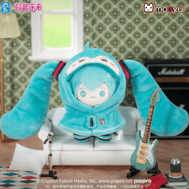 moeyu】初音ミク「迷你披肩シリーズ」ぬいぐるみチャーム | Nekotani