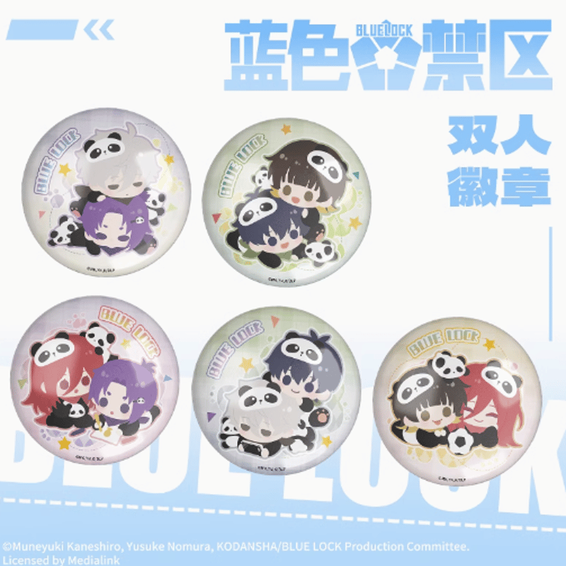 ブルーロック「パンダシリーズ」二人缶バッジ | Nekotani