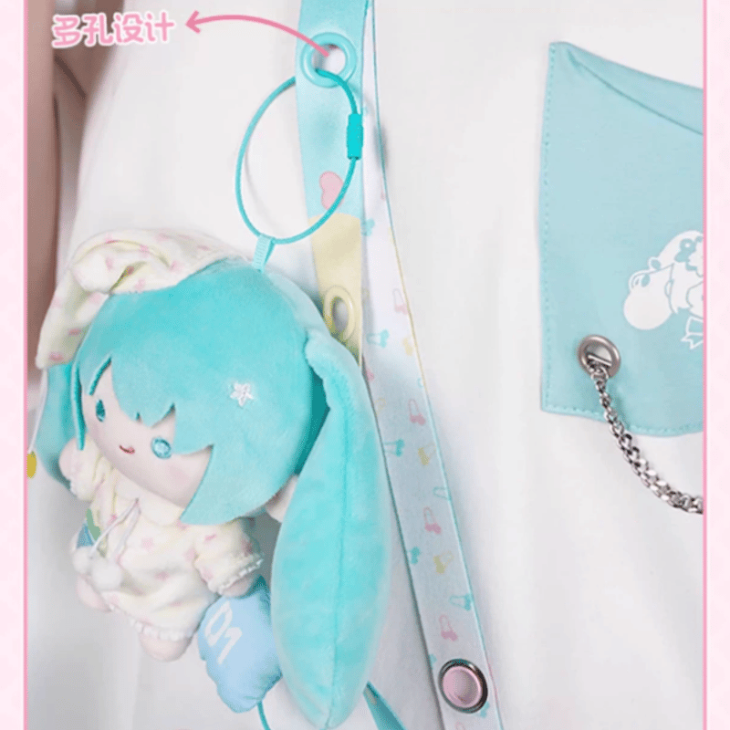 夢の中 ハンドメイド ぬいぐるみ 在庫品】初音ミク「甜夢シリーズ」ぬいぐるみスマホショルダー