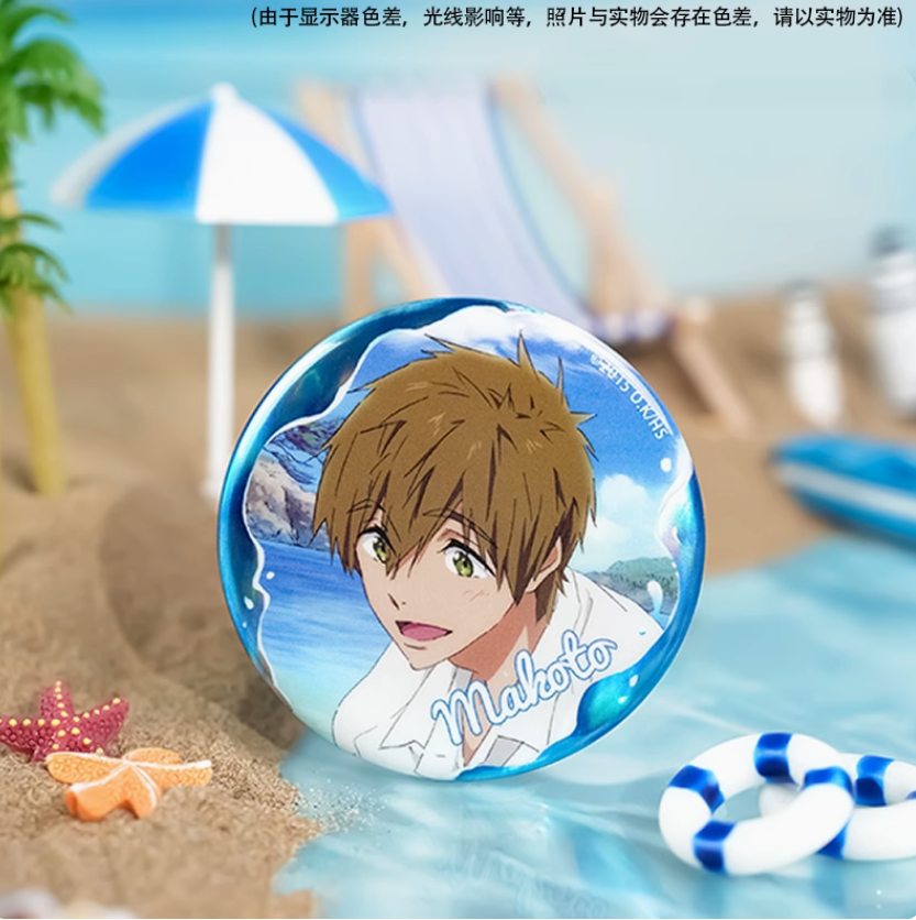 Free!×KUMAGUZI 缶バッジ | Nekotani