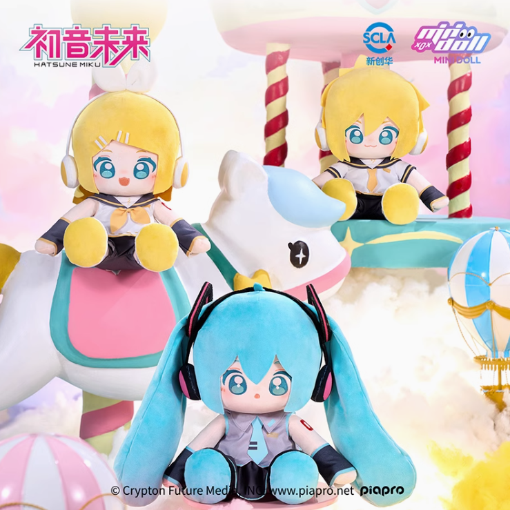 在庫品】初音ミク × MINIDOLL「WOW娃偶樂園」35cmぬいぐるみ | Nekotani