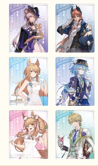 アークナイツ コラボカフェ「茶会之約」シリーズ アクリルチャーム