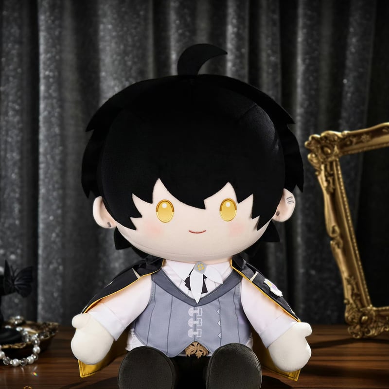 公式正規品　男漂泊者　ぬいぐるみ　鳴潮　流光秘語　TGP 漂泊者　主人公 KURO GAMES旗艦店】鳴潮 2412B 漂泊者 猫耳 ぬいぐるみ 159元