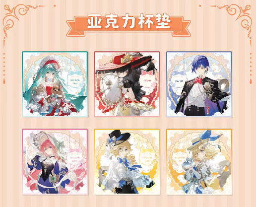 初音ミク 缶バッジ ポストカード コースター アクリルスタンド 13個