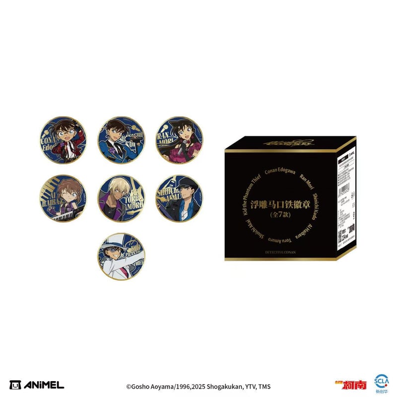 名探偵コナン「Music In Your Eyes」浮き彫り缶バッジ ランダム