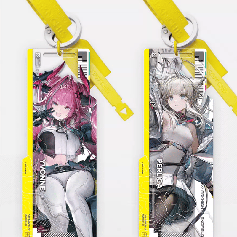 アークナイツ：エンドフィールド「啓程補給」アクリルストラップ-白