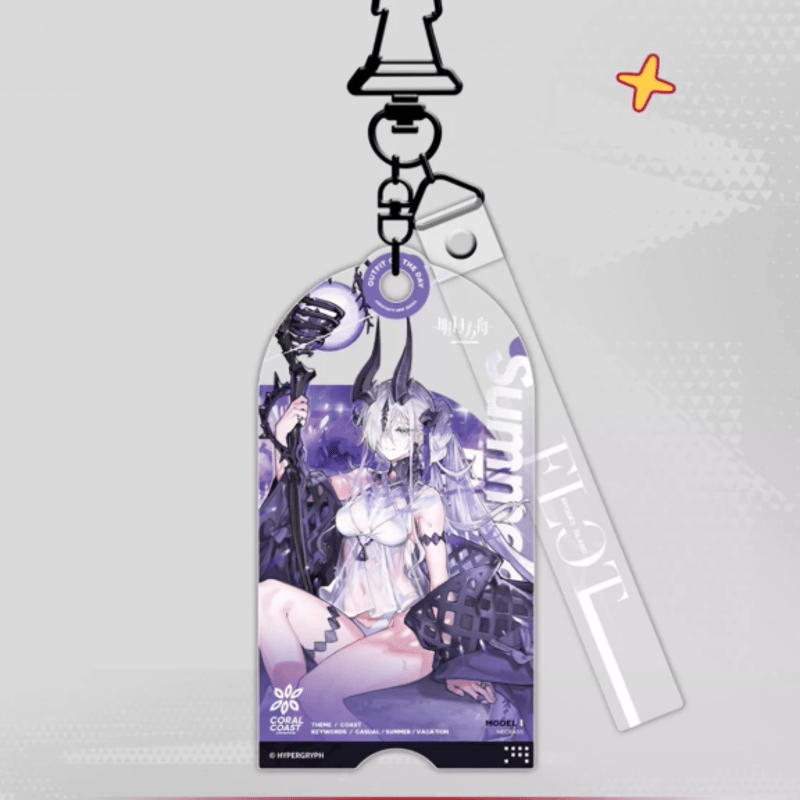 すず☆らん/夢の国の子猫達　花火　蓄光　オルゴナイトキーホルダー アークナイツ「夜光与花火」Q版アクリルキーホルダー | Nekotani