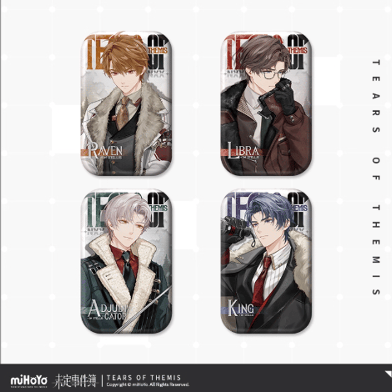 未定事件簿「冰原上的審判」スクエア缶バッジ | Nekotani