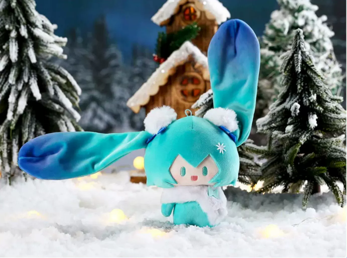 在庫品」初音ミク 夢的星雪夜シリーズ ぬいぐるみ 発送予定：7日内
