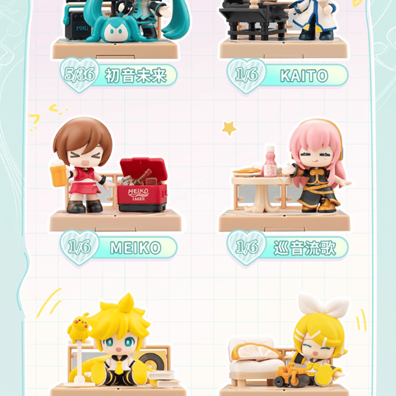 初音ミク「露天派對シリーズ」ミニフィギュア ランダム/ボックス