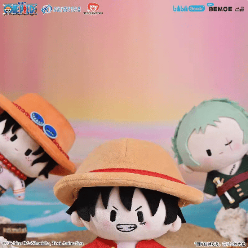 ONE PIECE中国限定麦わら海賊団マスコット人形